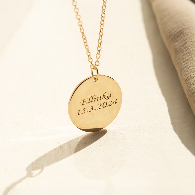 Silberner Anhänger mit Gravur einer Hand Mimi 138186