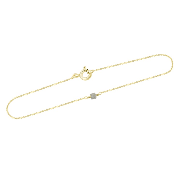 Goldenes Armband mit kubischem Diamant Memore 37824