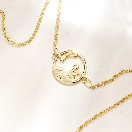 Armband mit einem geschnitzten Fuchs Der Kleine Prinz