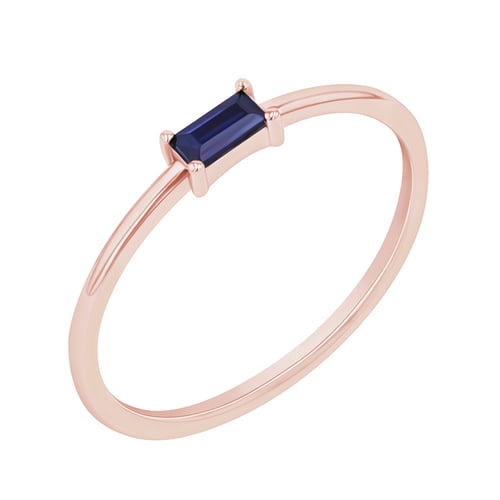 Ring mit Saphir im minimalistischen Design Koos