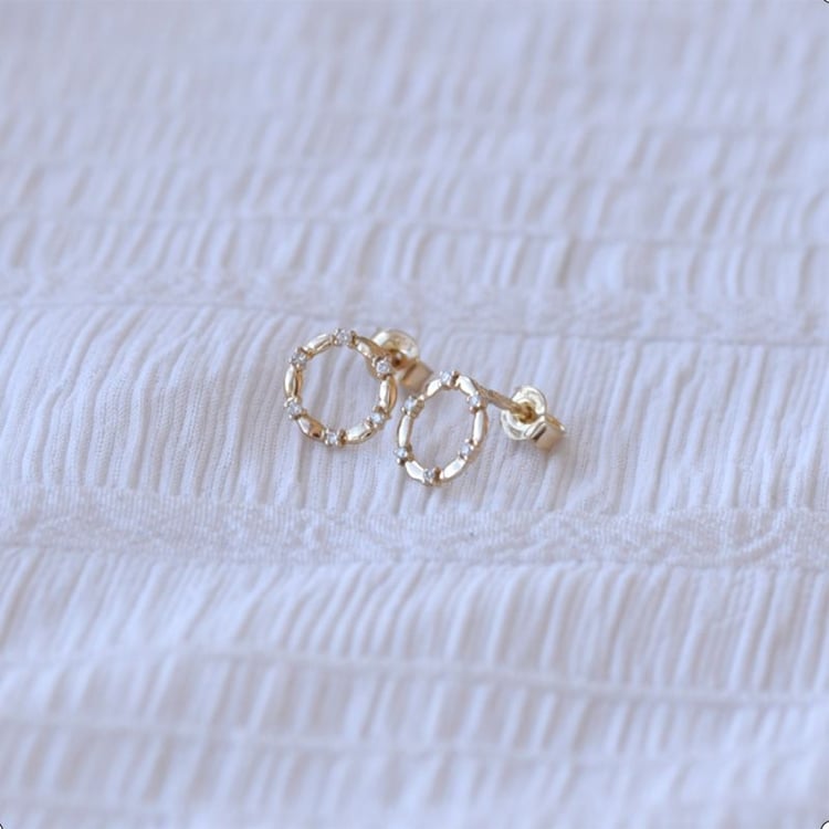 Goldene Karma-Kollektion mit Diamanten Lesley 66387