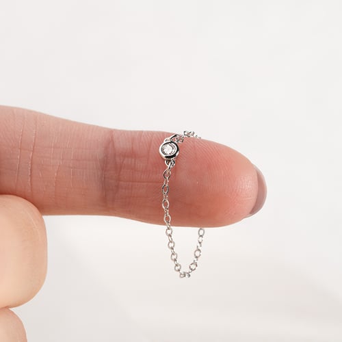 Kettenring mit Lab Grown Diamanten Jalo