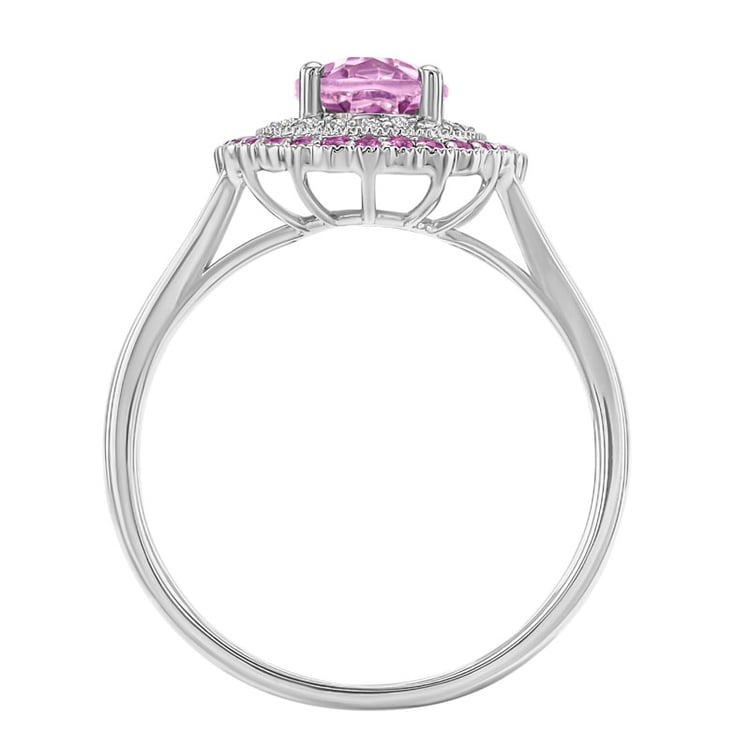 Goldener Topasring mit Diamanten und Saphir Mamisi 30150