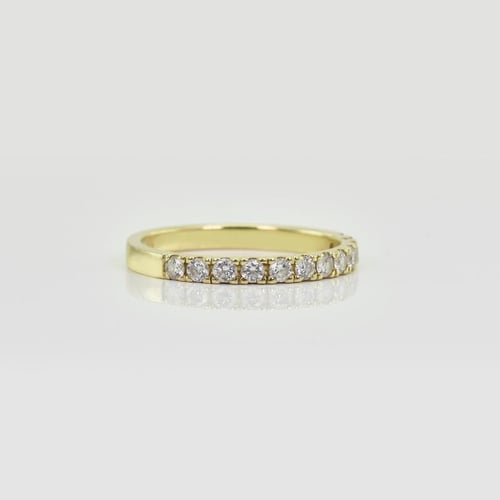 Memoire Ring mit Diamanten und Herrenring Lowum