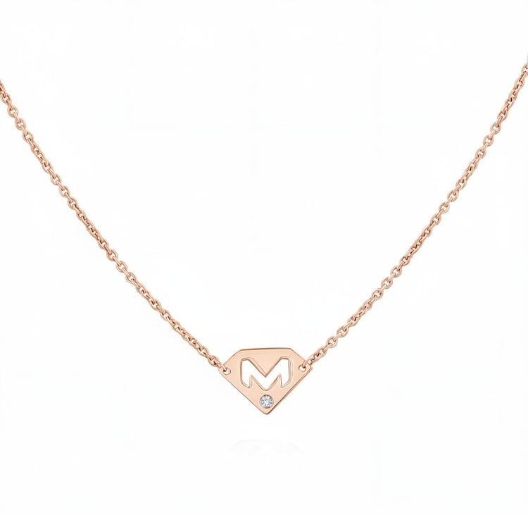 Goldkette mit dem Buchstaben M Lary 168437