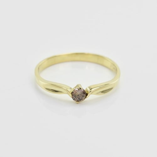 Verlobungsring mit Champagner Diamant Amrusha