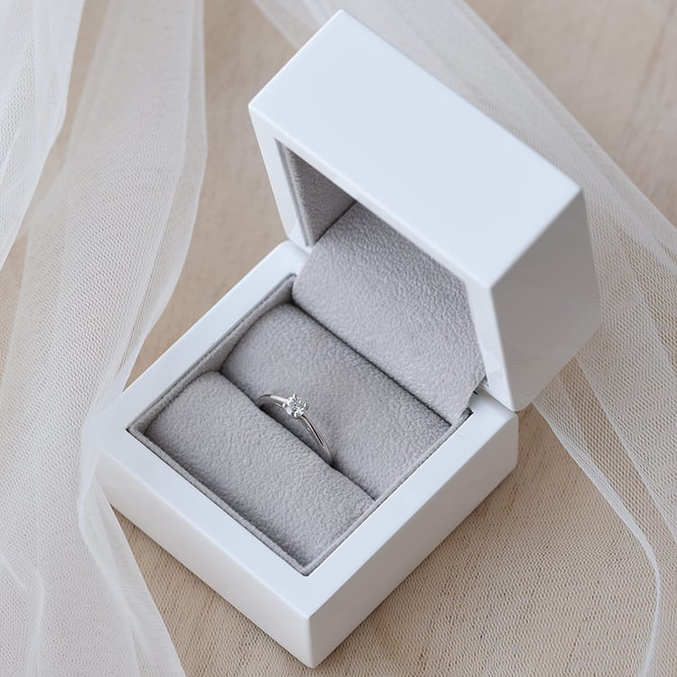 Goldener Verlobungsring mit 1.02 ct IGI zertifiziertem Lab Grown Diamanten Katya 148274