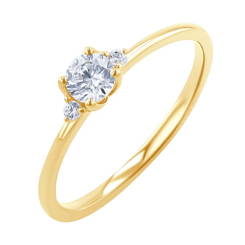 Verlobungsring mit Diamanten Hye