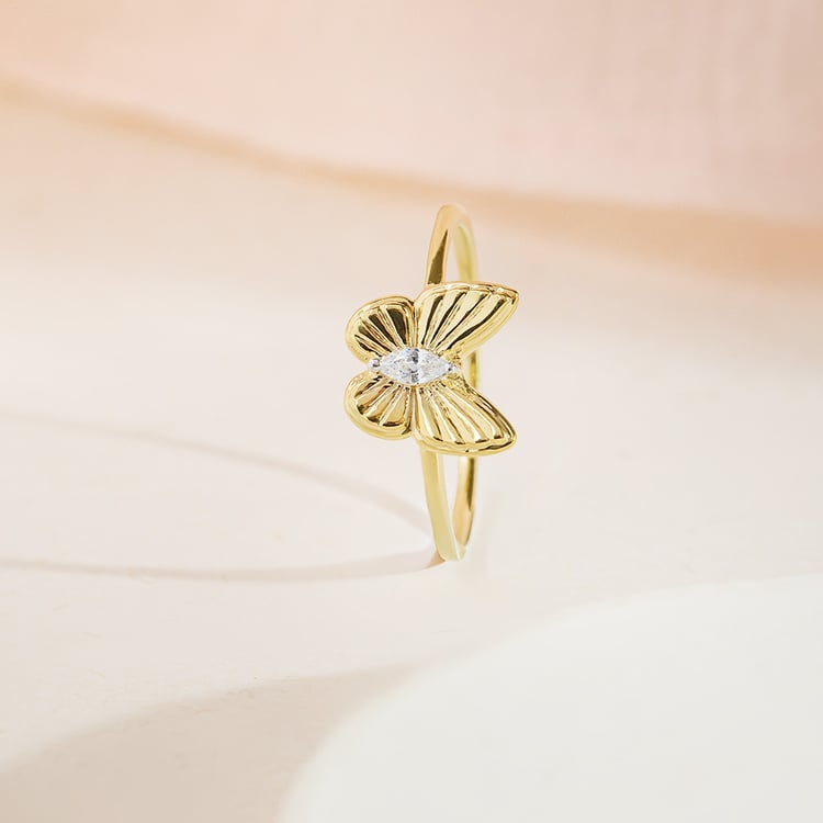 Ring aus Gold mit Lab Grown Diamanten Rachel 163531