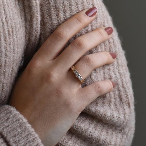 Vintage Verlobungsring mit Lab Grown Diamanten Lariah