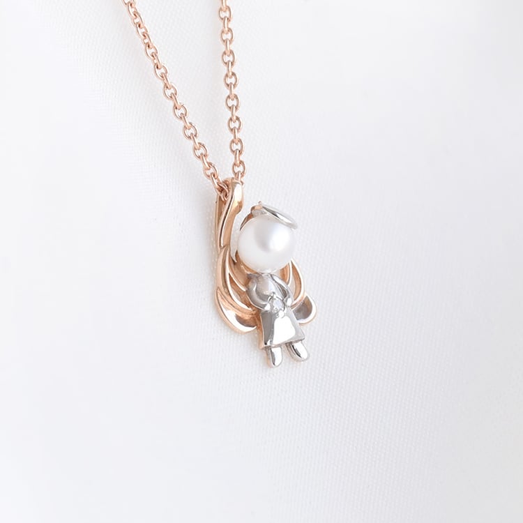 Goldener Anhänger mit Engel Arthur 91810