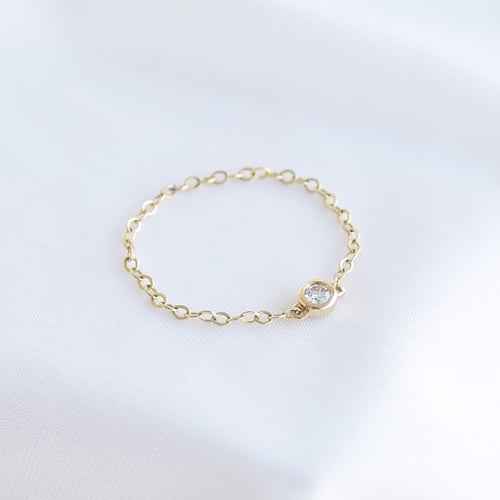Kettenring mit Lab Grown Diamanten Jalo