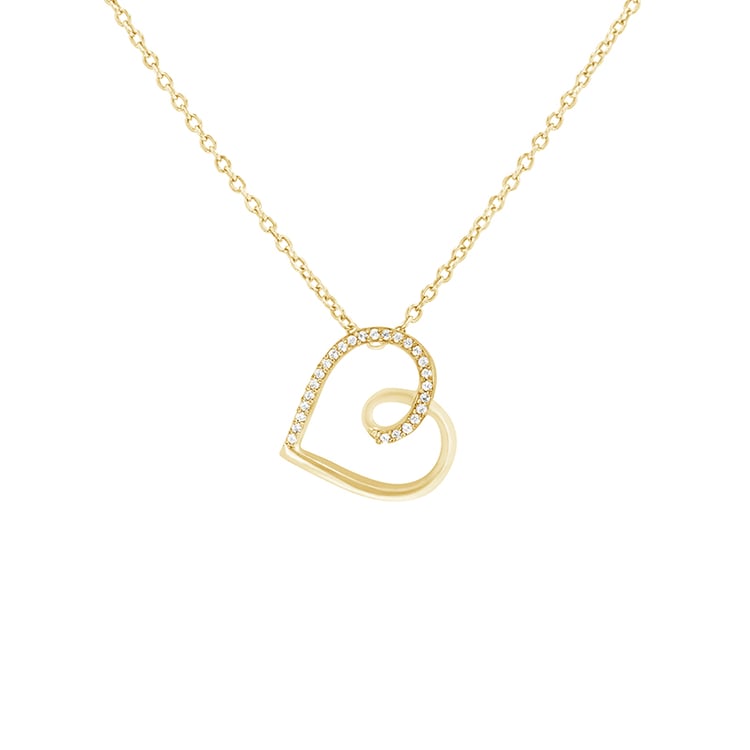 Kette mit romantischem Anhänger mit Diamanten Mariano 79695