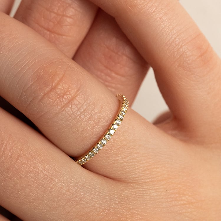 Eternity Ring aus Gold mit 1.25 mm Diamanten Benjamin 138132