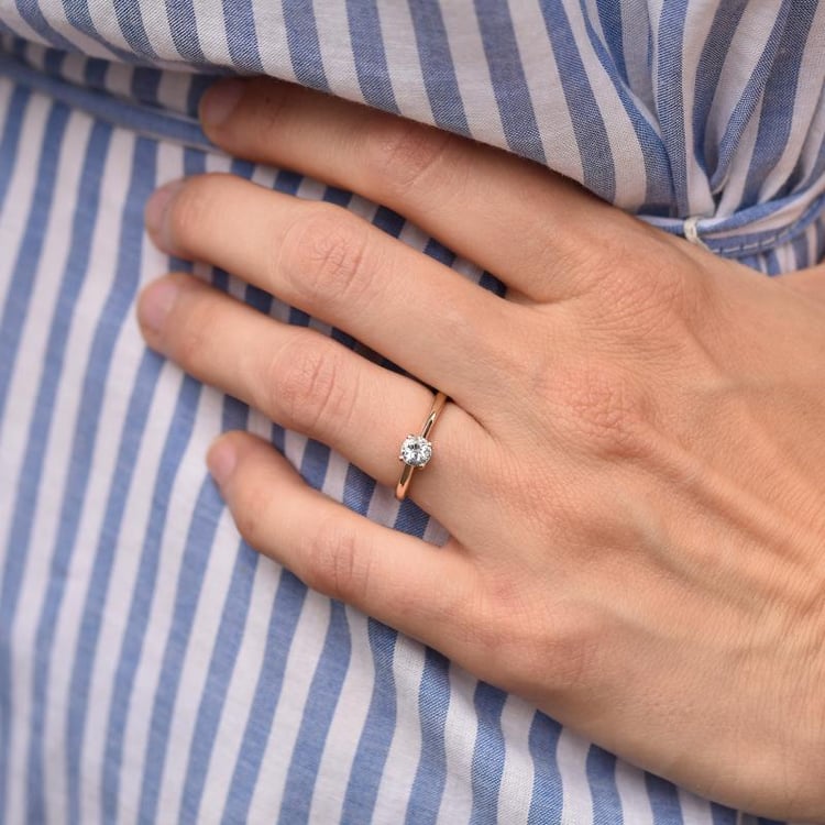 Aquamarinring aus Gold 31085