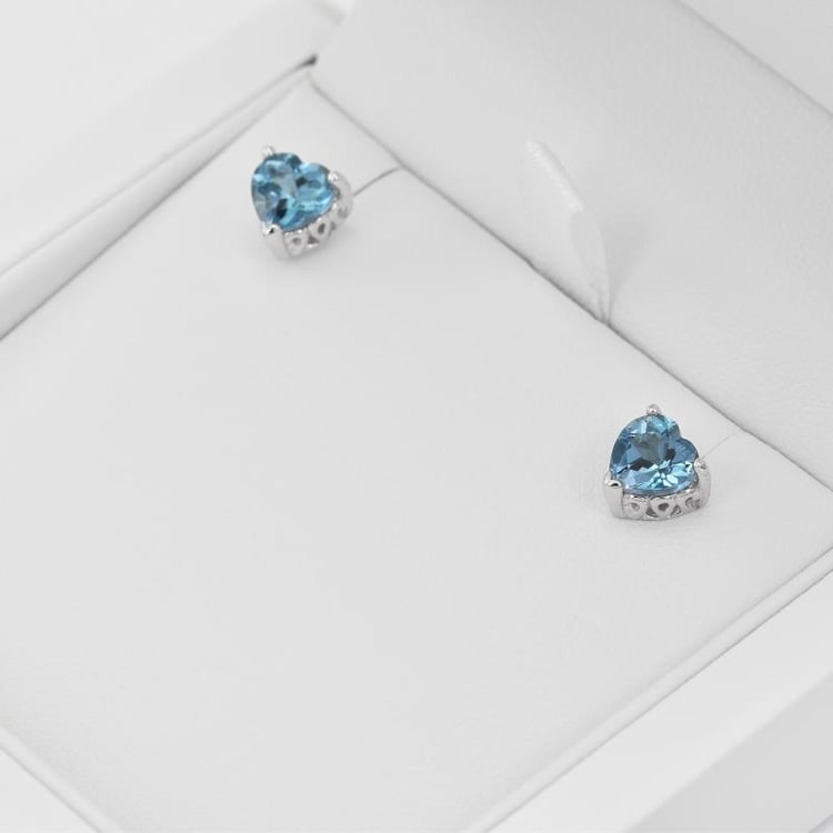 Ohrringe mit Topasen 8154