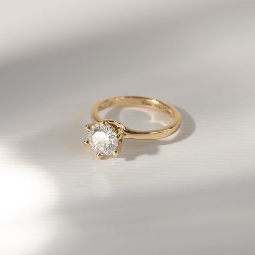 Verlobungsring mit Diamant Rabby