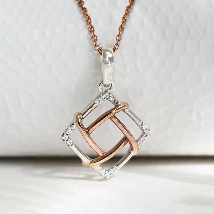 Atypischer Anhänger mit Diamanten Rafeale 118378