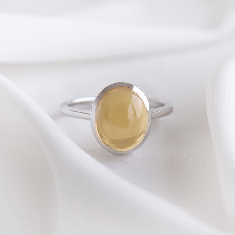 Ring aus Gold mit 4.9ct Citrin Jariet 92282