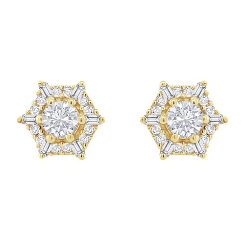 Goldenes Schmuckset mit Lab Grown Diamanten Kirstin