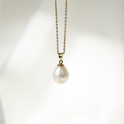 Schmuckset mit 9-9.50 mm Perlen Eleni