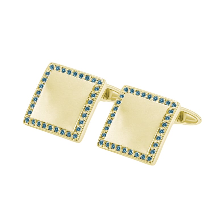 Manschettenknöpfe mit Diamanten