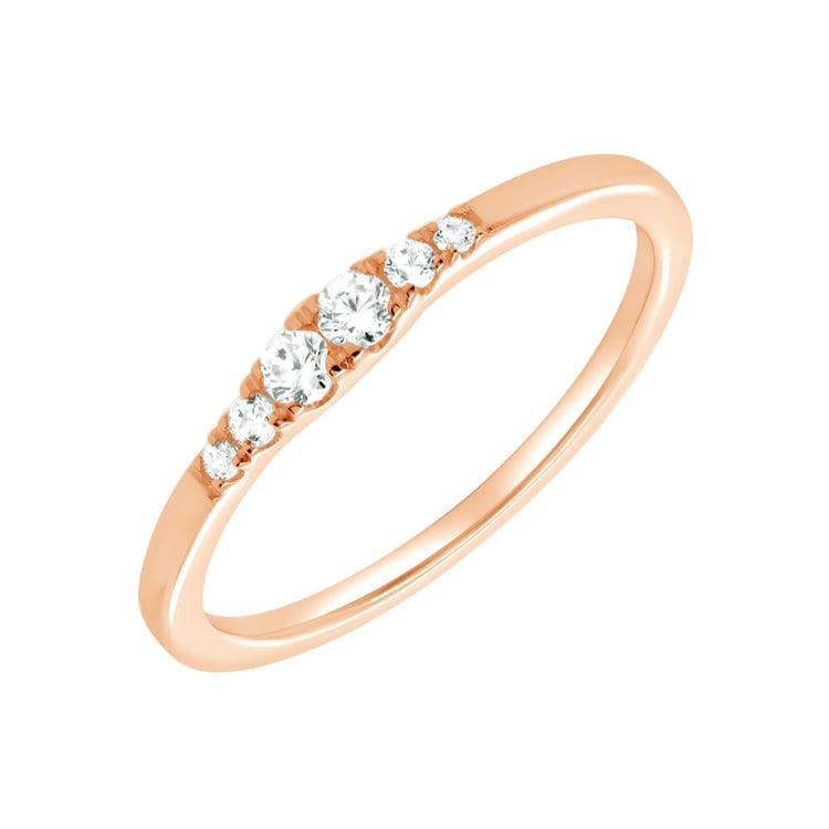 Minimalistischer Ring aus Gold mit Diamanten Ingvar 162440