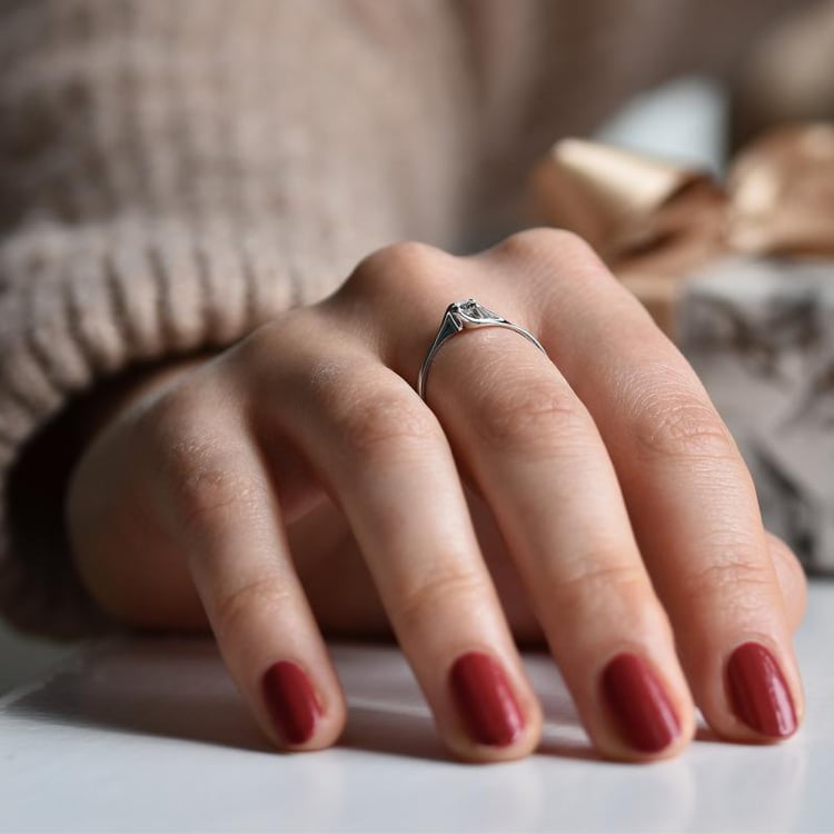 Ring mit Diamanten 93656