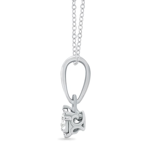 Zarte Anhänger mit Diamantanhänger Josefine