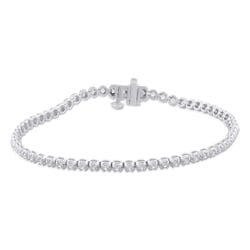 Goldenes Tennisarmband mit Lab Grown Diamanten Mia