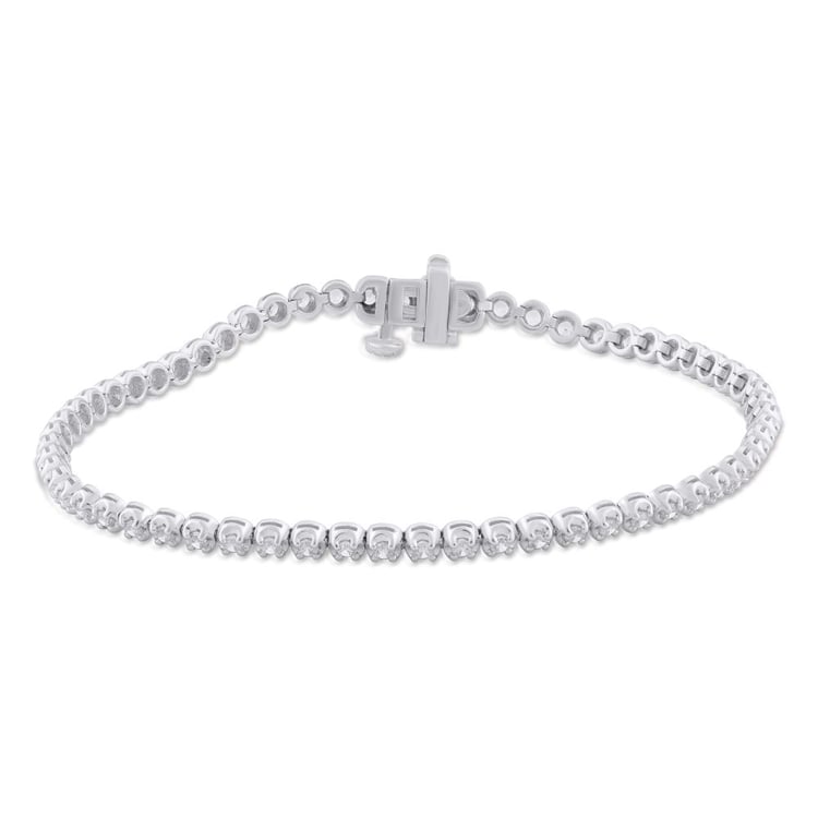 Goldenes Tennisarmband mit Lab Grown Diamanten Mia
