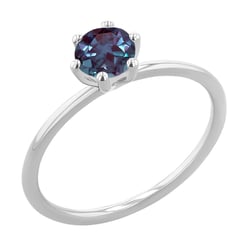 Verlobungsring mit Lab Grown Alexandrit Birdie