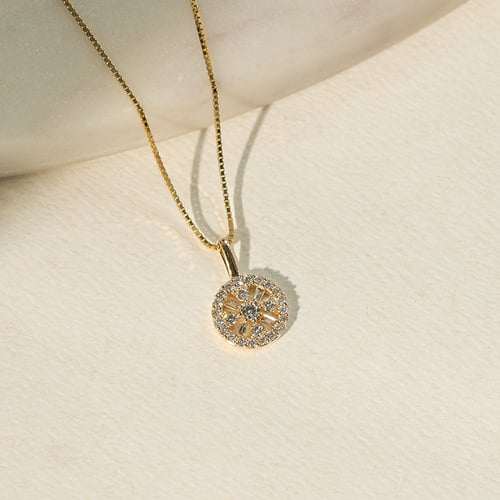 Funkelnder Anhänger mit Lab Grown Diamanten Collyn