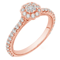 Halo-Verlobungsring mit Lab Grown Diamanten Alaina