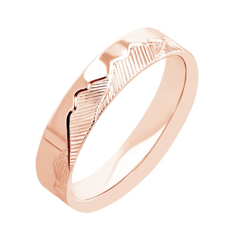 Eheringe mit der Gravur von Bergmotiven Safa 116395