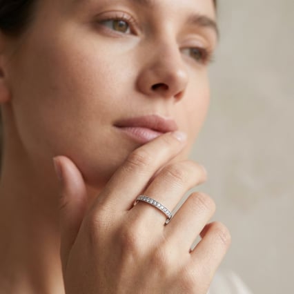 Eternity Scheidungsring mit Lab Grown Diamanten Ronan