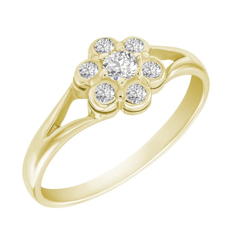 Ring mit Diamanten 24760