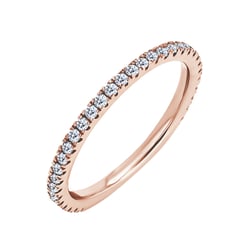 Eternity Ring aus Gold mit 1.25 mm Diamanten Benjamin