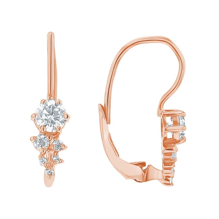 Cluster Ohrringe mit Lab Grown Diamanten Lina 155691