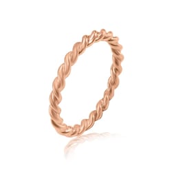 Kordelring aus Gold Aase