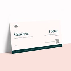 Geschenkgutschein im Wert von EUR 1000