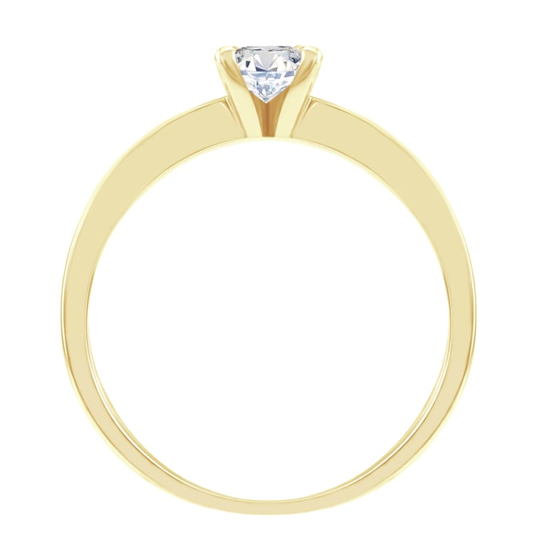 Verlobungsring aus Gold mit einem Diamanten Enemie 82831