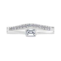 Goldenes Ringset mit Diamant Hera