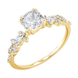 Romantischer Verlobungsring mit Diamanten Alys