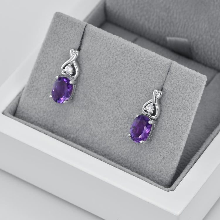 Amethystohrringe 43708