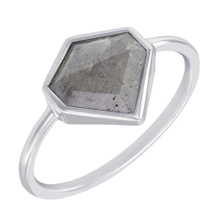 Ring mit Salt and Pepper Diamant Socorro