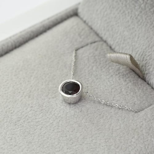 Silberkette mit Granat Jonie