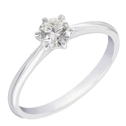 Klassischer Solitär Verlobungsring mit Diamant Vanani