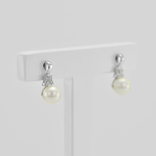Schmuckset mit Perlen aus Gold Saffie