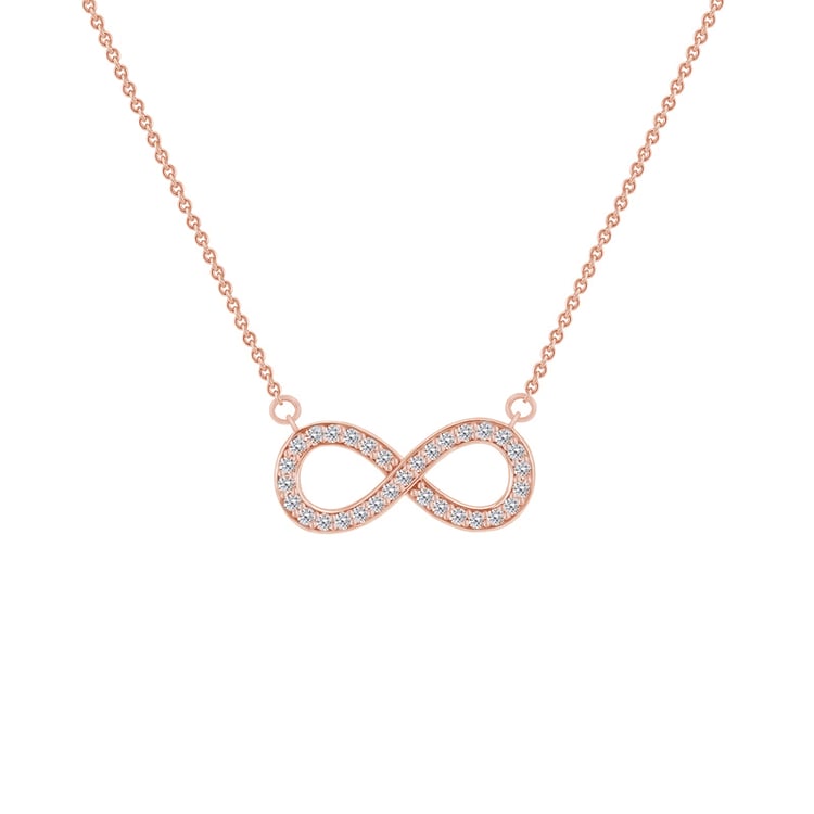 Diamanten verziert Unendlichkeit Zeichen 51011